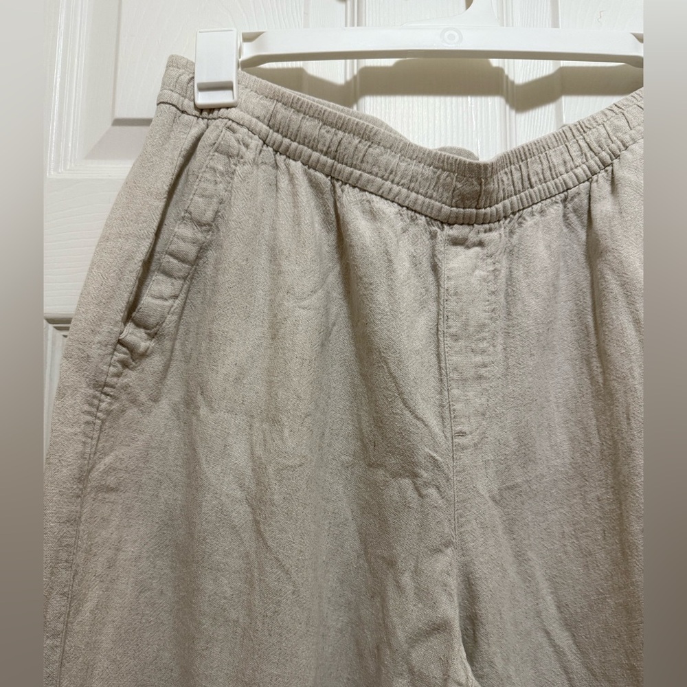 Old Navy Linen Wide Leg Pants - Picture 2 of 3